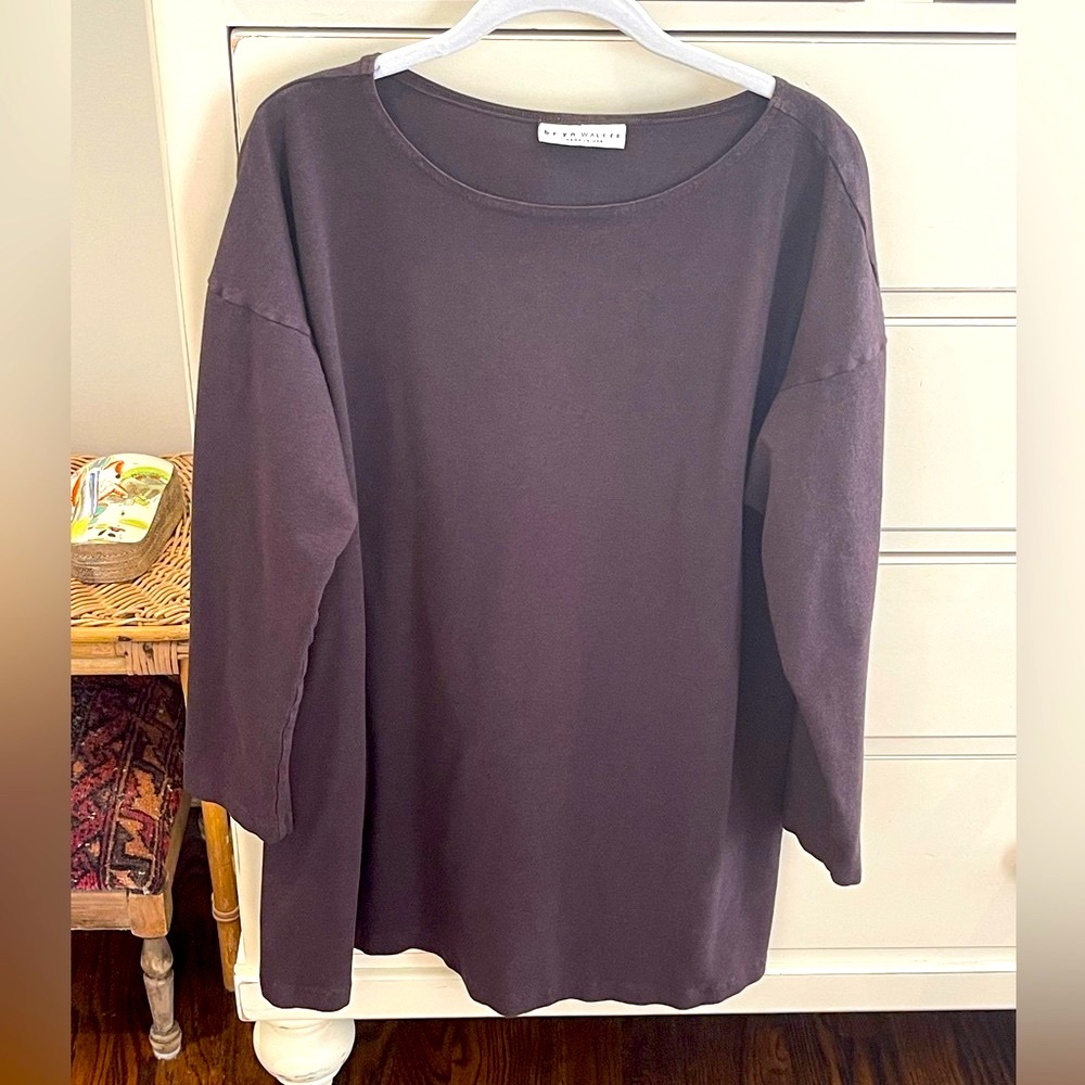 Bryn Walker L Brown Bamboo Tunic